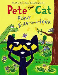 Pete the cat plays hide-and-seek